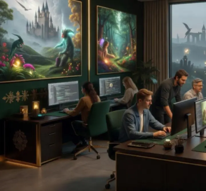 Az Ultimate Magyar Hub csapatának fantázia ihlette illusztrációja