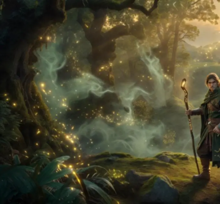 Magyar tájak által ihletett fantasy játékmenet jelenet