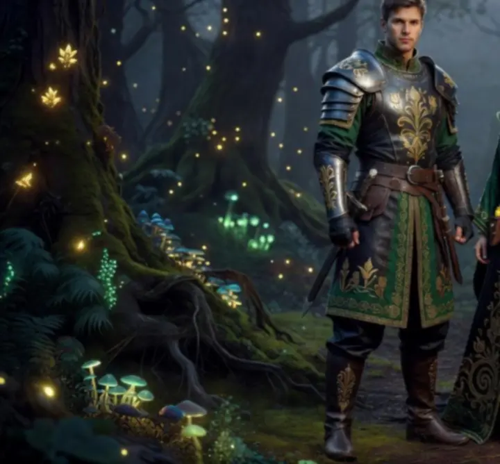 Magyar népi motívumokkal díszített fantasy ruházatú játék karakterek