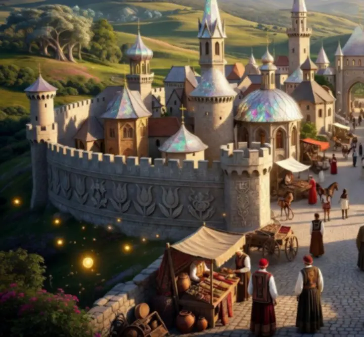 Fantasy városkép a régiós fővárosokról