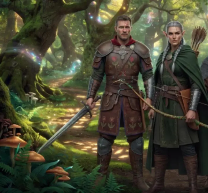 Epikus fő történeti küldetés jelenet a magyar fantasy játék világából